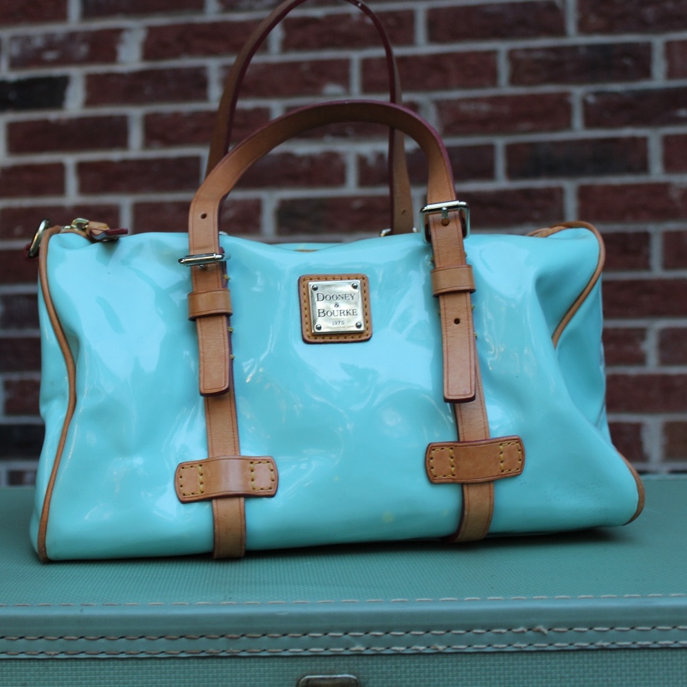 Vintage Dooney & Bourke Teal purse